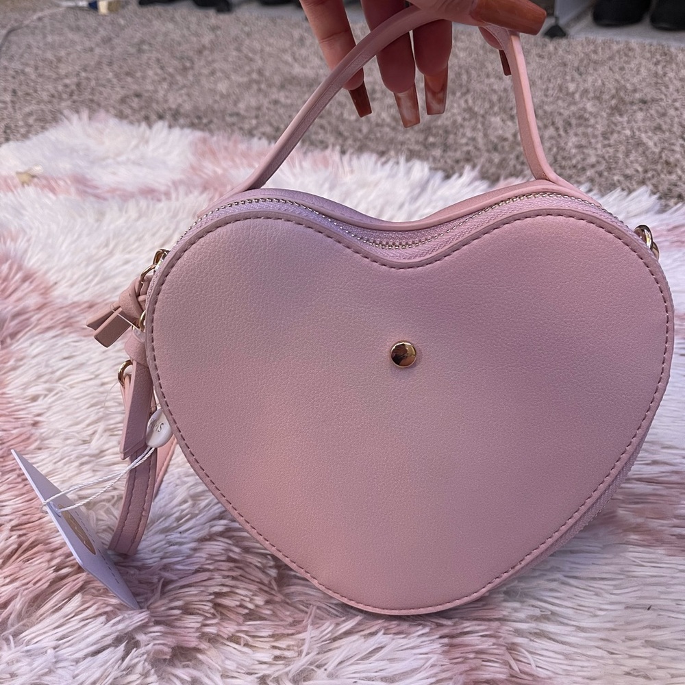 Heart shaped crossbody bag